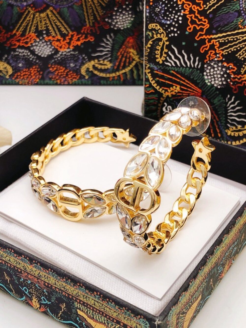Dior Lady Oval Earring